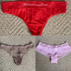 Victoria Secret thongs and cheeky panty